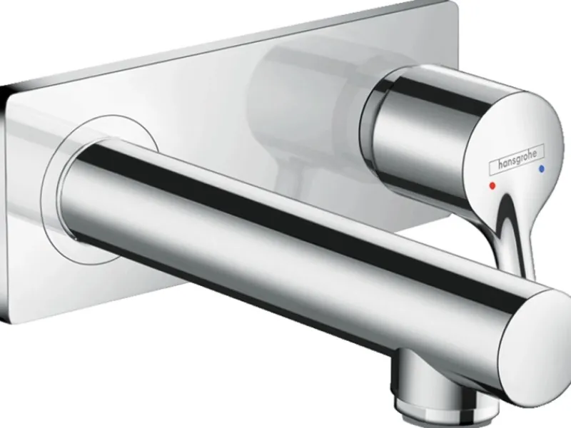 Sale Hansgrohe Einhebel-Waschtischarmatur Talis S Unterputz für Wandmontage mit Auslauf 16,5 cm