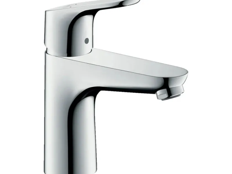 Outlet Hansgrohe Einhebel-Waschtischmischer Focus 100 LowFlow mit Zugstangen-Ablaufgarnitur Chrom