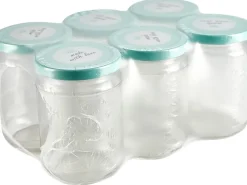 Discount Einmachgläser 390 ml mit Schraubdeckel 6er Pack