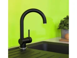 New Eisl Spültischarmatur Futura Schwarz-Chrom