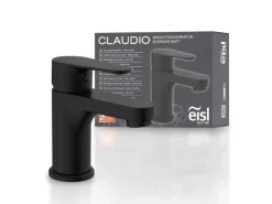 Einhebelmischer<Eisl Waschtischarmatur Claudio Schwarz Matt