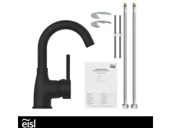 Hot Eisl Waschtischarmatur Futura Schwarz Matt