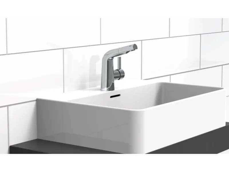 Clearance Eisl Waschtischarmatur mit Herausziehbarer Haarbrause Cool Chrom