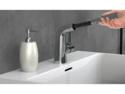 Clearance Eisl Waschtischarmatur mit Herausziehbarer Haarbrause Cool Chrom