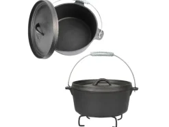 EL Fuego Töpfe<Dutch-Oven-Set Gusseisen 5-tlg. Schwarz