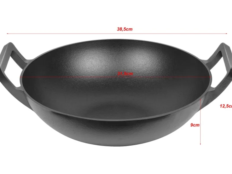 Hot EL Fuego Wok aus Gusseisen
