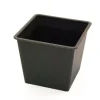 Töpfe<Elegant Einrichten Kunststoffeinsatz Quadratisch Konisch 34x34x31cm Schwarz
