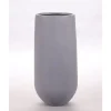 Töpfe<Elegant Einrichten Pflanzkübel Fiberglas Rund-Konisch D26xH56cm Grau
