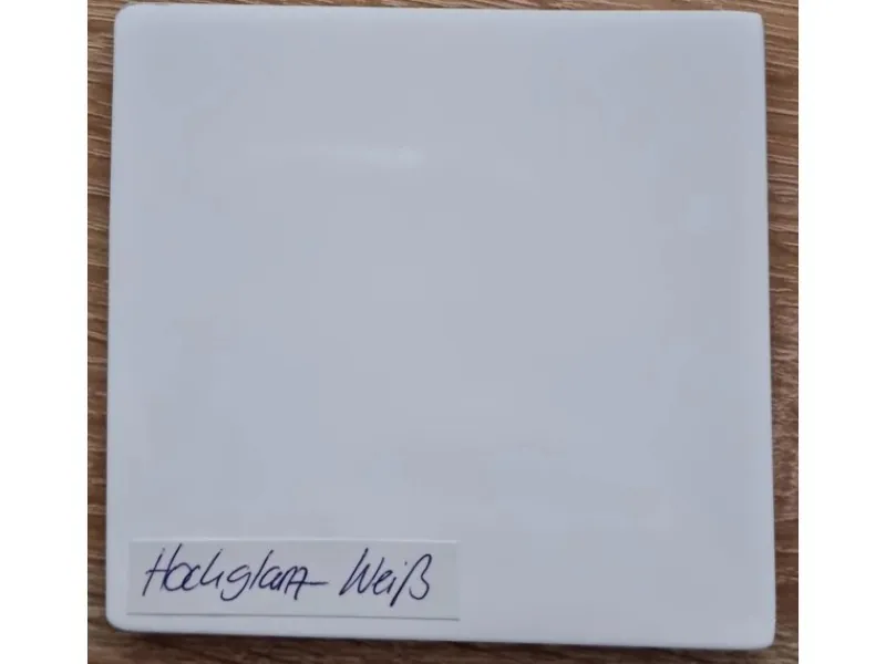Töpfe<Elegant Einrichten Pflanzkübel Fiberglas Rund-Konisch D25xH55cm Hochglanz-Weiß