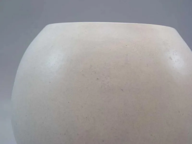 Elegant Einrichten Pflanzkübel Fiberglas Ball D40xH32cm Perlmutt-Weiß< Töpfe