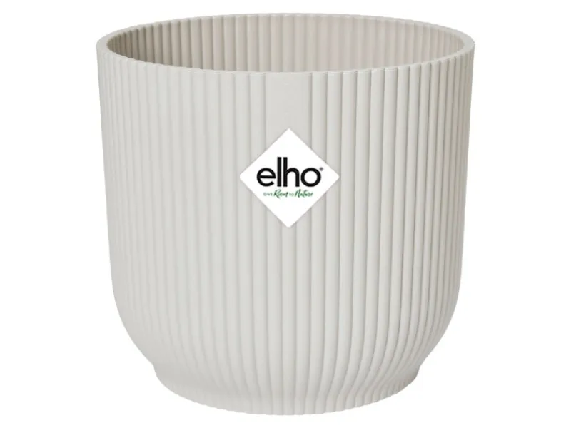 Clearance Elho Übertopf Vibes Fold Ø 25 cm x 23 cm Seidenweiß