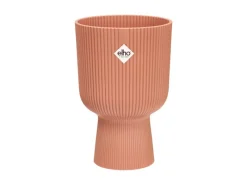 Elho Übertopf Vibes Fold Coupe 14 cm x 13,9 cm x 21 cm Zartrosa< Töpfe