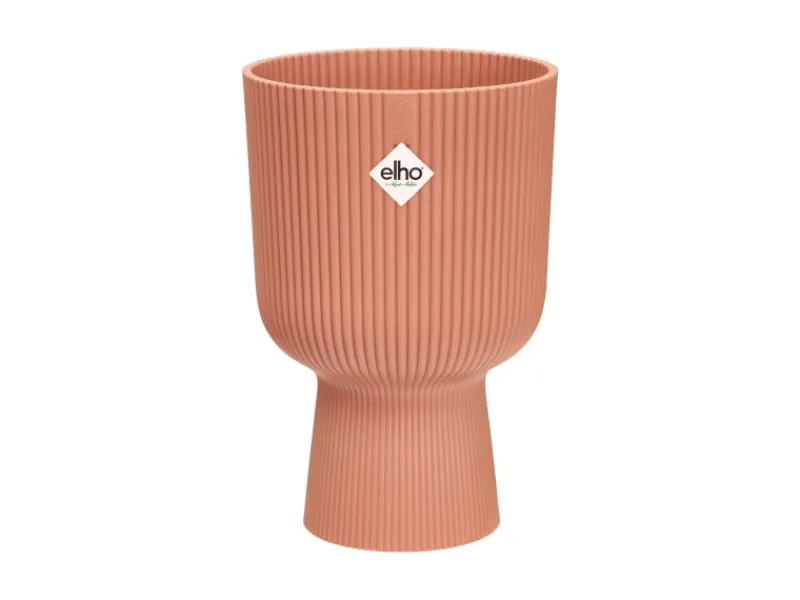 Elho Übertopf Vibes Fold Coupe 14 cm x 13,9 cm x 21 cm Zartrosa< Töpfe