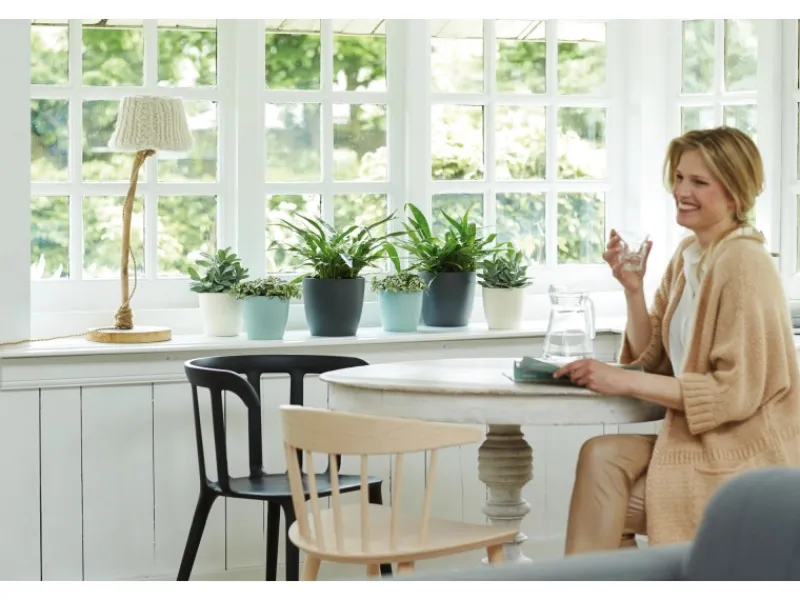 Discount Elho Blumentopf Brussels Rund Ø 20 Anthrazit