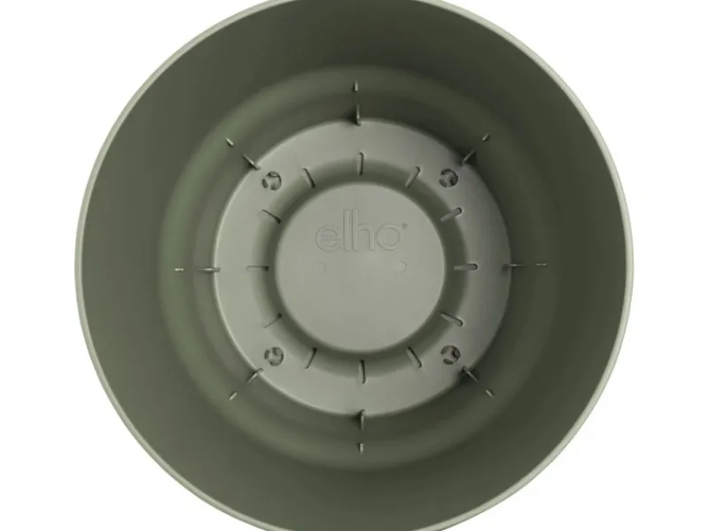 Clearance Elho Blumentopf Greenville Rund 18 cm Laubgrün