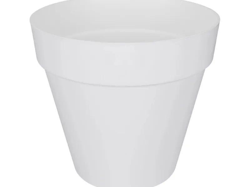 Elho Blumentopf Loft Ø 25 cm Weiß