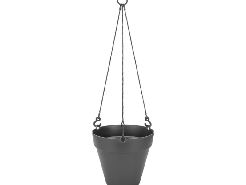 Elho Blumentopf Loft urban Hängeampel Ø 20 cm anthrazit< Töpfe