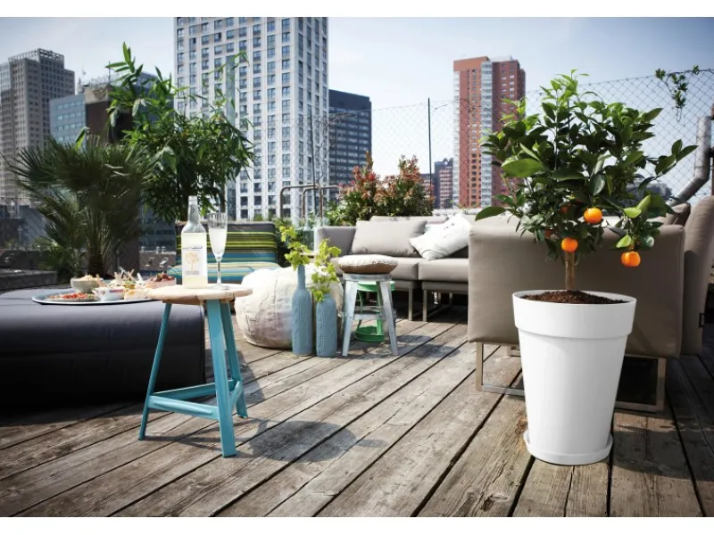 Elho Töpfe<Blumentopf Loft Urban hoch Ø 35 cm
