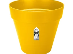 Outlet Elho Blumentopf Loft Urban Rund mit Rollen Ø 38,5 cm Ocker