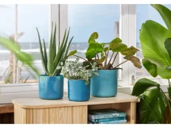 New Elho Blumentopf Ocean Collection Ø 14 cm Atlantikblau