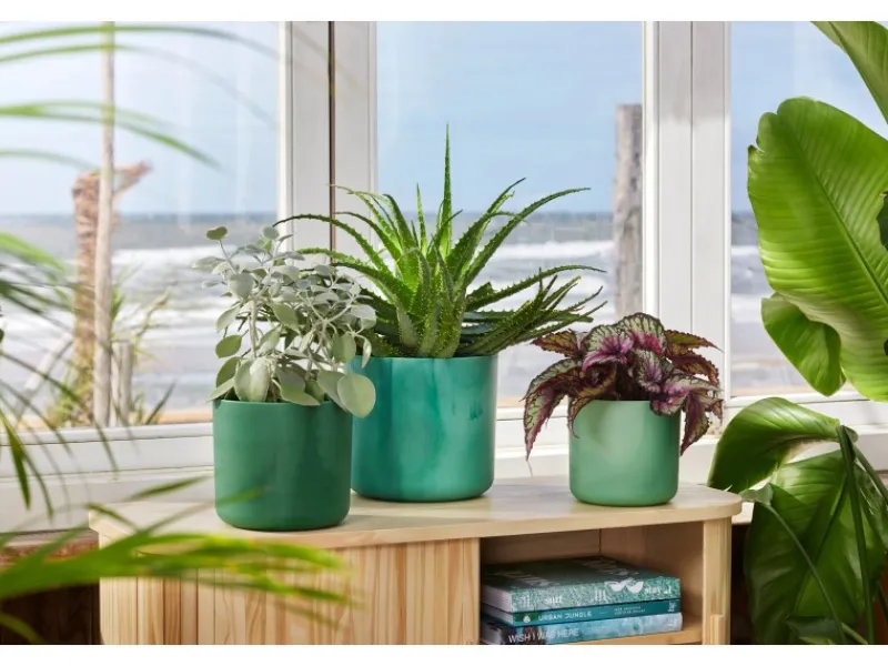 New Elho Blumentopf Ocean Collection Ø 14 cm Atlantikblau