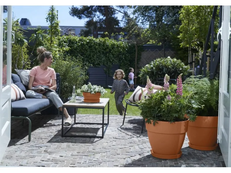 Discount Elho Blumentopf Vibia Campana Ø 40 cm x 35 cm Terra Terrakota