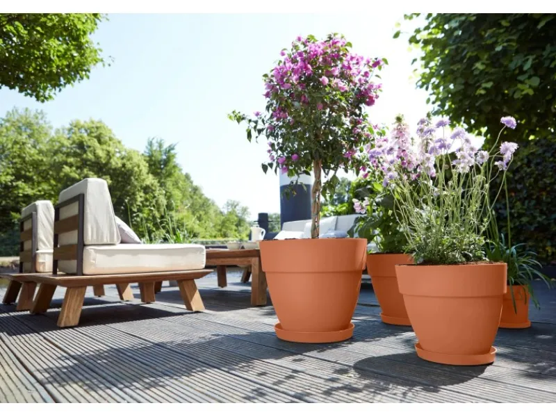 Discount Elho Blumentopf Vibia Campana Ø 40 cm x 35 cm Terra Terrakota