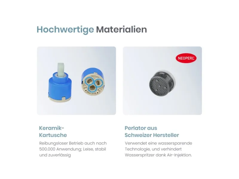 Einhebelmischer<Emke Badewannenarmatur Schwarz mit Auslauf Mischbatterie Badewanne Brausebatterie Einhand Wannenbatterie