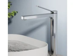Emke Wasserhahn Waschbeckenarmaturen 335 x 233 x 46 mm Verchromt Mischbatterie Küchenarmatur mit Luftsprudler< Zubehör Für Küchenarmatur|Einhebelmischer