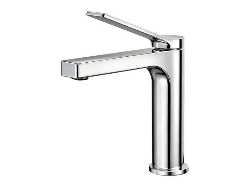 Einhebelmischer<Emke Wasserhahn Waschbeckenarmaturen 195 x 173 x 46 mm Verchromt Mischbatterie Küchenarmatur mit Luftsprudler