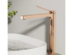Zubehör Für Küchenarmatur|Einhebelmischer<Emke Wasserhahn Waschbeckenarmaturen 335 x 233 x 46 mm Rosengold Mischbatterie Küchenarmatur mit Luftsprudler