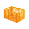 PROREGAL Vorratsdosen<Eurobehälter Bäcker- und Konditorenkasten HxBxT 34,9 x 40 x 60 70 Liter Gelb-Orange Brötchenkiste Sstapelbare Bäckerkiste