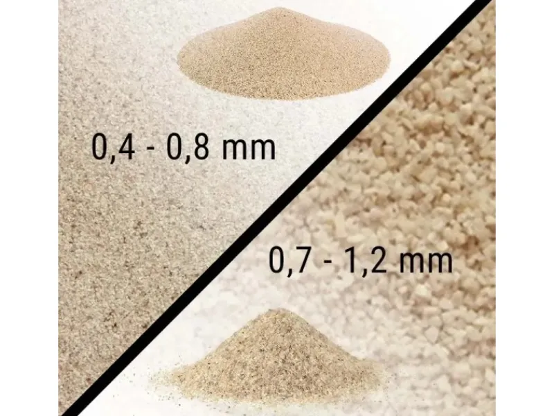 Wassersysteme<Evolution 25 kg Filtersand Grob 0,7-1,2 mm Körnung für Filteranlage Pool