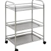eyepower Servierwagen|Küchenhelfer<Servierwagen mit 3 Etagen 60 x 35 x 77 cm