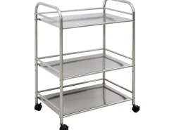 eyepower Servierwagen|Küchenhelfer<Servierwagen mit 3 Etagen 60 x 35 x 77 cm