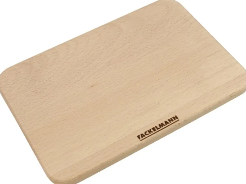 Fackelmann Küchenhelfer<Essbrett Fair klein 15 cm x 21 cm Buche