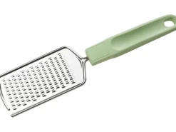 Fackelmann Handreibe Ecolution 24 cm Lichtgrau-Mintgrün< Küchenhelfer