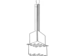 Fackelmann Küchenhelfer<Kartoffelstampfer Premium Edelstahl 27,5 cm Silber