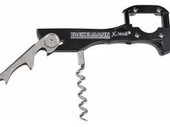 Fackelmann Küchenhelfer<Kellnerkorkenzieher X-Tend 13 cm Schwarz-Silber