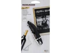 Fackelmann Kellnerkorkenzieher Specter 11 cm Schwarz-Silber< Küchenhelfer