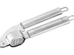 Fackelmann Küchenhelfer<Knoblauchpresse Edelstahl 19 cm Silber