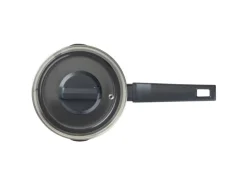 New Fackelmann Kochtopf mit Stiel und Deckel Statement 16 cm Keramik