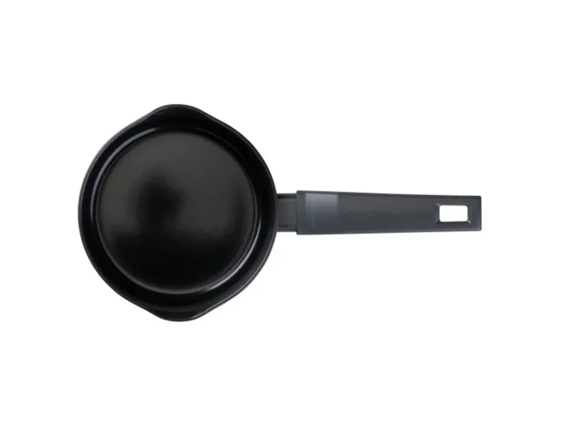 New Fackelmann Kochtopf mit Stiel und Deckel Statement 16 cm Keramik