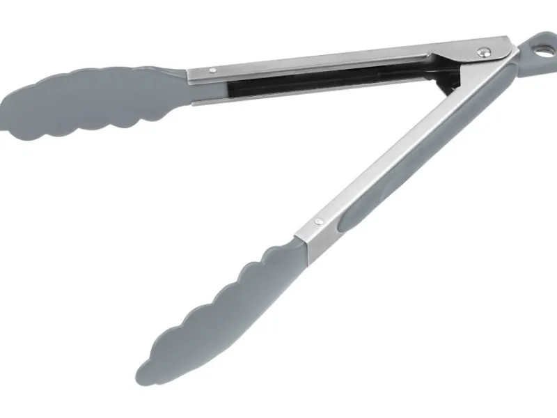 Fackelmann Küchenhelfer<Mehrzweckzange 27,5 cm Silber-Grau