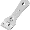 Fackelmann Küchenhelfer<Reinigungsschaber mit Klingen Edelstahl 13,5 cm Silber