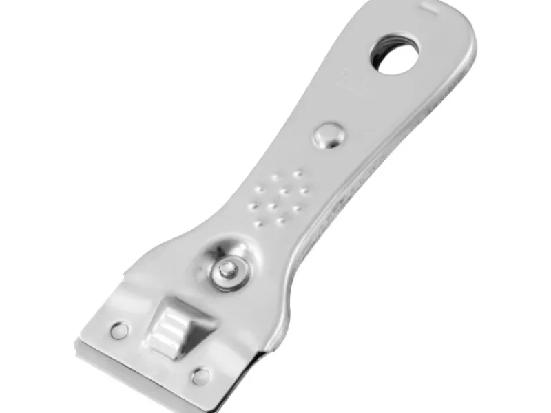 Fackelmann Küchenhelfer<Reinigungsschaber mit Klingen Edelstahl 13,5 cm Silber