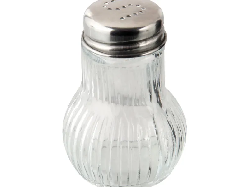 Fackelmann Küchenhelfer<Salzstreuer Rubin Glas 50 ml Transparent