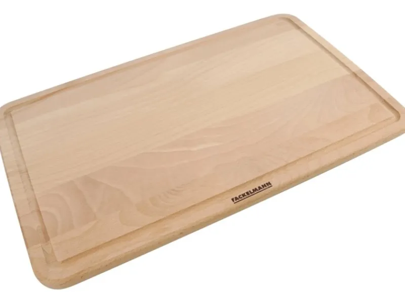 Hot Fackelmann Schneidbrett Fair 40 cm x 26 cm Buche