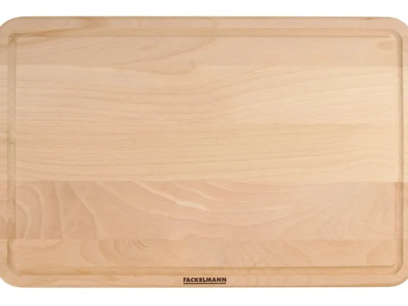 Hot Fackelmann Schneidbrett Fair 40 cm x 26 cm Buche