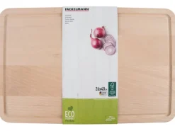 Hot Fackelmann Schneidbrett Fair 40 cm x 26 cm Buche